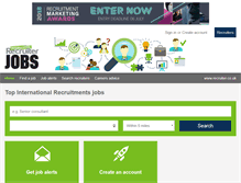 Tablet Screenshot of internationalrecruiterjobs.com